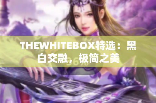 THEWHITEBOX特選：黑白交融，極簡之美